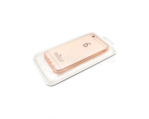 Чохол силіконовий (з заглушками) для Apple iPhone 6, 6s pink TPS-2710000130277