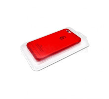 Чохол силіконовий (з заглушками) для Apple iPhone 6, 6s red TPS-2710000130284