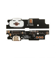 Шлейф для Meizu M3 Note M681 з роз'ємом живлення, кнопкою меню та мікрофоном High Quality TPS-2710000131588