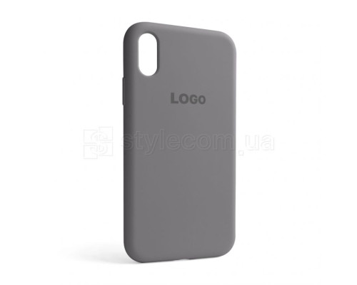 Чохол Full Silicone Case для Apple iPhone Xr light grey (26)