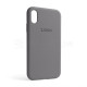 Чохол Full Silicone Case для Apple iPhone Xr light grey (26)