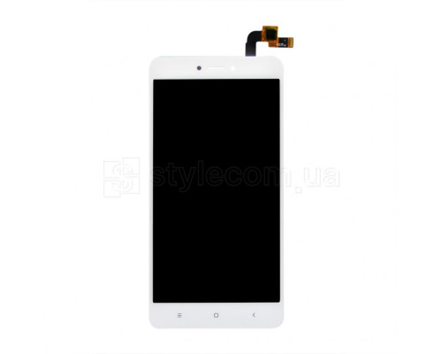 Дисплей (LCD) для Xiaomi Redmi Note 4X з тачскріном white High Quality