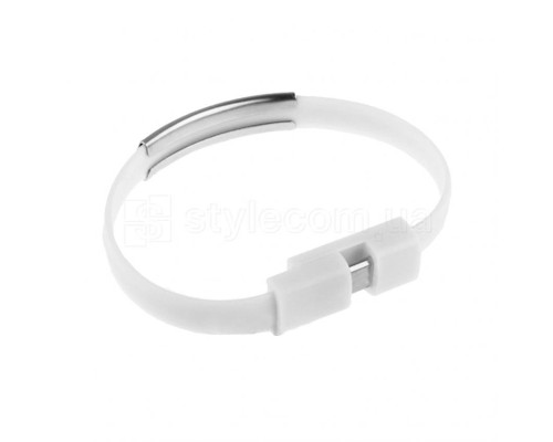 Кабель USB Lightning браслет white TPS-2701960000007