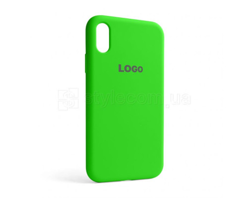 Чохол Full Silicone Case для Apple iPhone Xr shiny green (40)