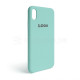 Чохол Original Silicone для Apple iPhone Xs Max sea blue (21)