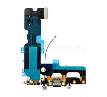 Шлейф для Apple iPhone 7 Plus з роз'ємом живлення та мікрофоном black High Quality TPS-2710000132127 2710000132127