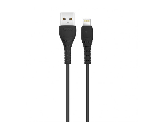 Кабель USB XO NB-Q165 Lightning Quick Charge 3A black