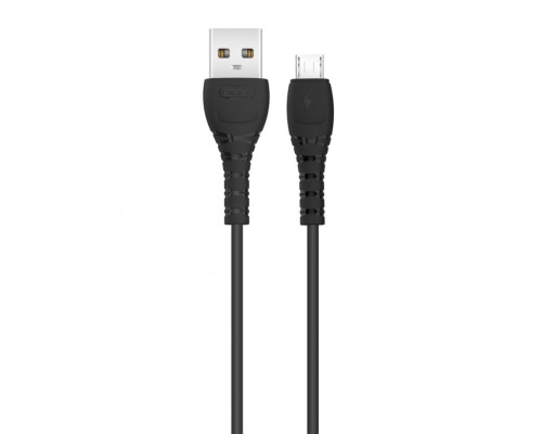 Кабель USB XO NB-Q165 Micro Quick Charge 3A black TPS-2710000213642