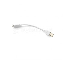 Кабель USB Premium (заряджання) Micro 0,15м короткий white TPS-2710000165002