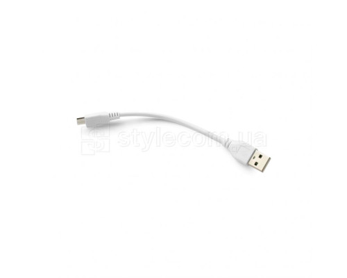 Кабель USB Premium (заряджання) Micro 0,15м короткий white TPS-2710000165002