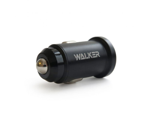 Автомобільний зарядний пристрій (адаптер) WALKER WCR-25 PD_3A / QC3.0_3A / 36W black TPS-2710000213451