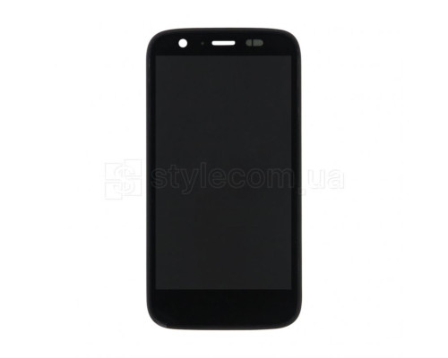 Дисплей (LCD) для Motorola Moto G XT1032, XT1033, XT1036 з тачскріном та рамкою black Original Quality TPS-2710000144571