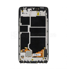 Дисплей (LCD) для Motorola Droid Turbo XT1254, XT1225 з тачскріном та рамкою black Original Quality TPS-2710000144649