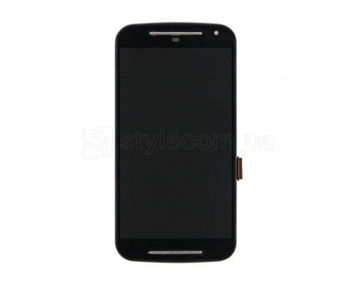 Дисплей (LCD) для Motorola Moto G XT1072 ver.4G з тачскріном та рамкою black Original Quality TPS-2710000144632