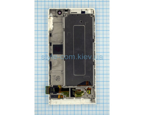 Дисплей (LCD) для Huawei P6-U06 з тачскріном та рамкою white High Quality TPS-2701952300009 2701952300009