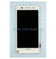 Дисплей (LCD) для Huawei P6-U06 з тачскріном та рамкою white High Quality TPS-2701952300009 2701952300009