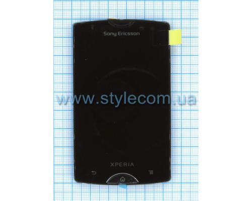 Дисплей (LCD) для Sony Xperia Active SK17i з тачскріном та рамкою black Original Quality TPS-2701980900004 2701980900004