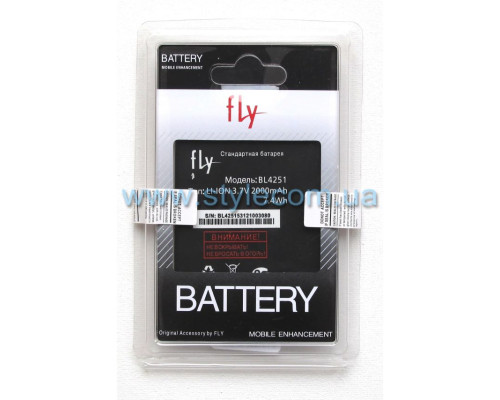 Акумулятор для Fly BL4251 iQ450, iQ450Q (2000mAh) High Copy TPS-2701993400003 2701993400003