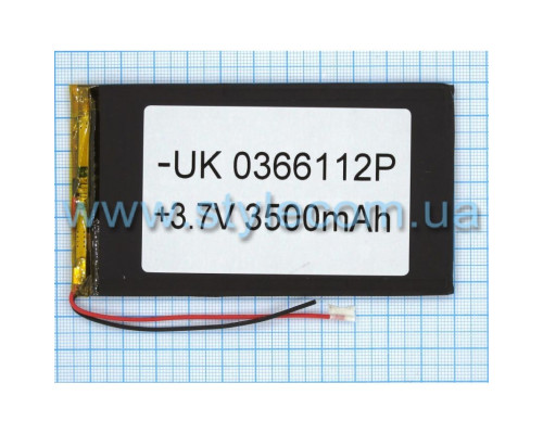 Акумулятор ChinaTab 0366112p (3*66*112мм) 3500mAh TPS-2702008300004 2702008300004