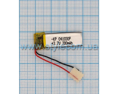 Акумулятор ChinaTab 041030p (4*10*30мм) 200mAh TPS-2702009000002 2702009000002