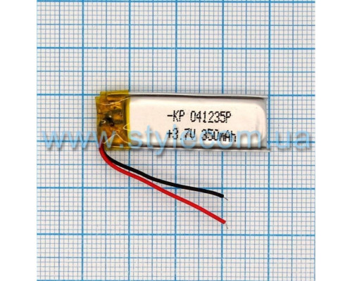 Акумулятор ChinaTab 041235p (4*12*35мм) 350mAh