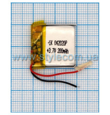 Акумулятор ChinaTab 042020p (4*20*20мм) 300mAh