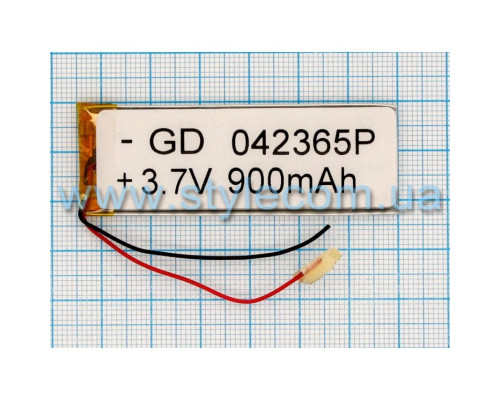 Акумулятор ChinaTab 042365p (4*23*65мм) 900mAh