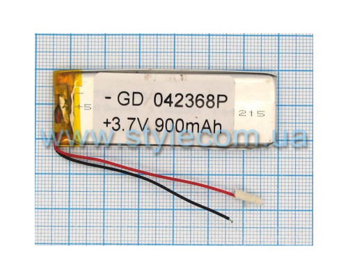 Акумулятор ChinaTab 042368p (4*23*68мм) 900mAh