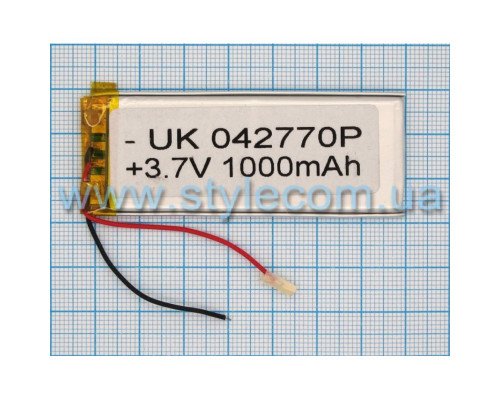 Акумулятор ChinaTab 042770p (4*27*70мм) 1000mAh