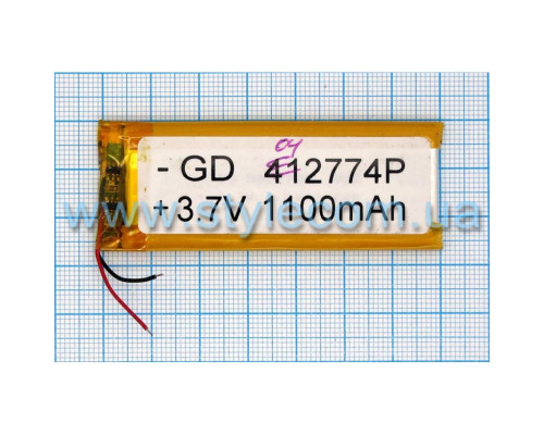 Акумулятор ChinaTab 042774p (4*27*74мм) 1100mAh