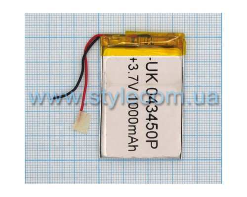 Акумулятор ChinaTab 043450p (4*34*50мм) 1000mAh TPS-2702013800001 2702013800001