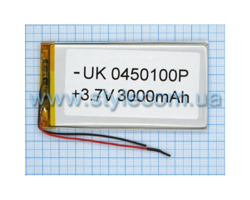 Акумулятор ChinaTab 0450100p (4*50*100мм) 3000mAh TPS-2702015400001 2702015400001