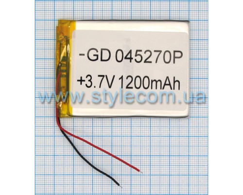 Акумулятор ChinaTab 045270p (4*52*70мм) 1200mAh
