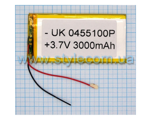 Акумулятор ChinaTab 0455100p (4*55*100мм) 3000mAh