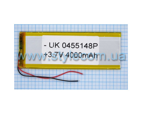 Акумулятор ChinaTab 0455148p (4*55*148мм) 4000mAh