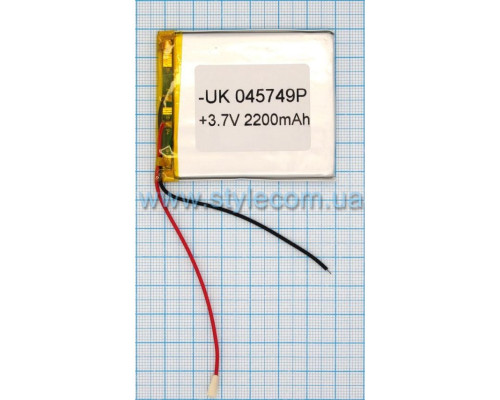 Акумулятор ChinaTab 045749p (4*57*49мм) 2200mAh