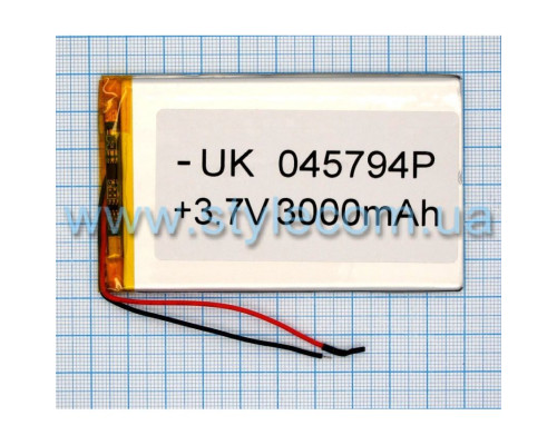 Акумулятор ChinaTab 045794p (4*57*94мм) 3000mAh