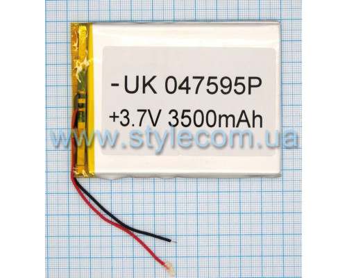 Акумулятор ChinaTab 047595p (4*75*95мм) 3500mAh