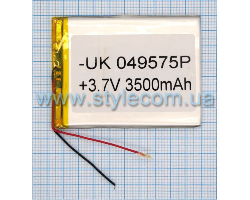 Акумулятор ChinaTab 049575p (4*95*75мм) 3500mAh