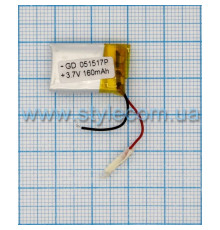 Акумулятор ChinaTab 051517p (5*15*17мм) 160mAh