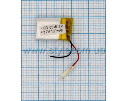 Акумулятор ChinaTab 051517p (5*15*17мм) 160mAh