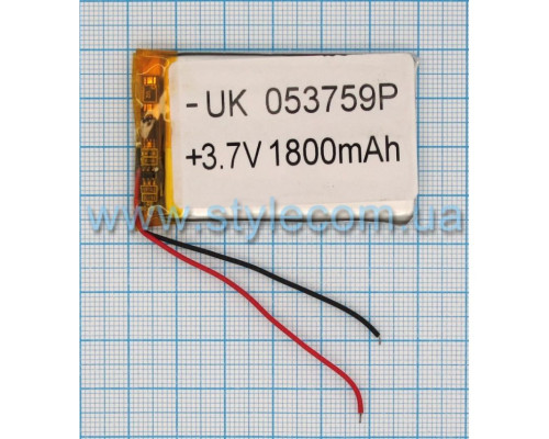Акумулятор ChinaTab 053759p (5*37*59мм) 1800mAh