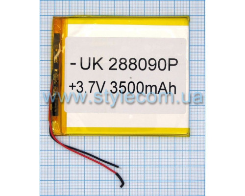 Акумулятор ChinaTab 288090p (2.8*80*90мм) 3500mAh