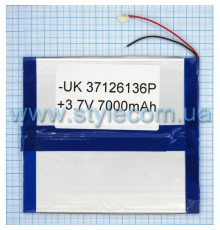 Акумулятор ChinaTab 37126136p (3.7*126*136мм) 7000mAh