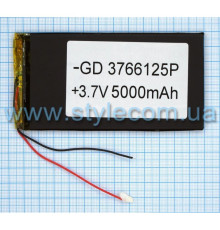 Акумулятор ChinaTab 3766125p (3.7*66*125мм) 5000mAh 3 wire TPS-2702018000000 2702018000000
