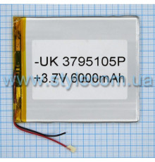Акумулятор ChinaTab 3795105p (3.7*95*105мм) 5000mAh