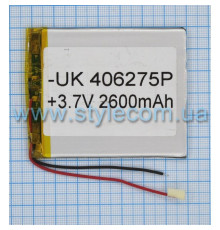 Акумулятор ChinaTab 406275p (4*62*75мм) 2800mAh