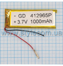 Акумулятор ChinaTab 412965p (4.1*29*65мм) 1000mAh TPS-2702020600007 2702020600007