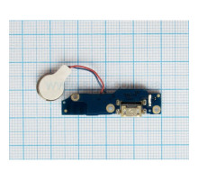 Шлейф для Meizu M2 Note з роз'ємом живлення, вібромотором та мікрофоном High Quality TPS-2702066500002 2702066500002