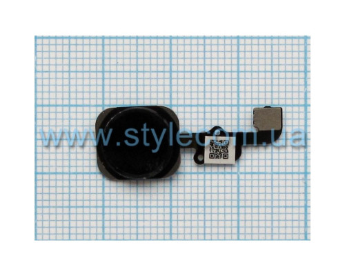 Шлейф для Apple iPhone 6s з кнопкою меню black Original Quality TPS-2702152300004 2702152300004